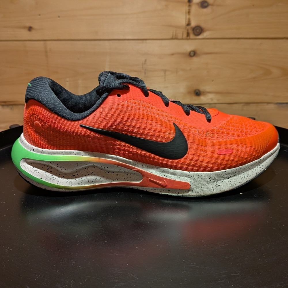 Nike Journey Run 9 Hot Punch Green Black HJ7352-674 ComfiRide Running Shoes